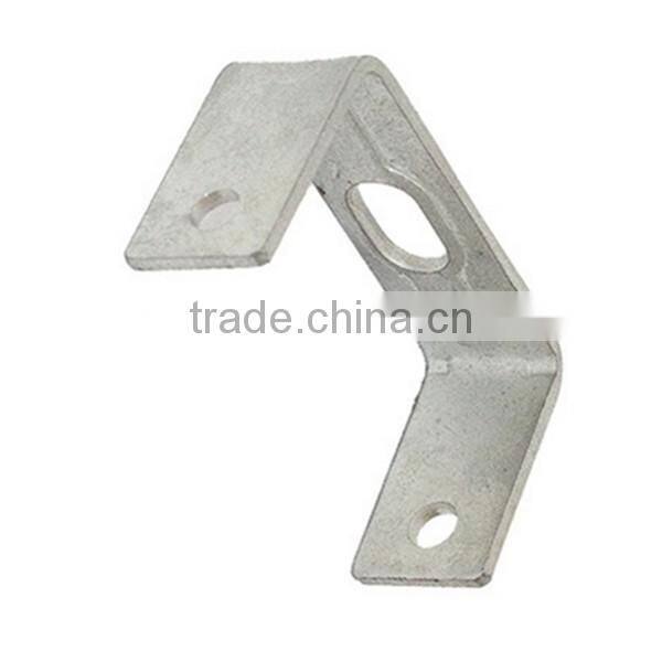 White Zinc Plated U Shaped Metal Brackets In Sheet Metal Fabrication