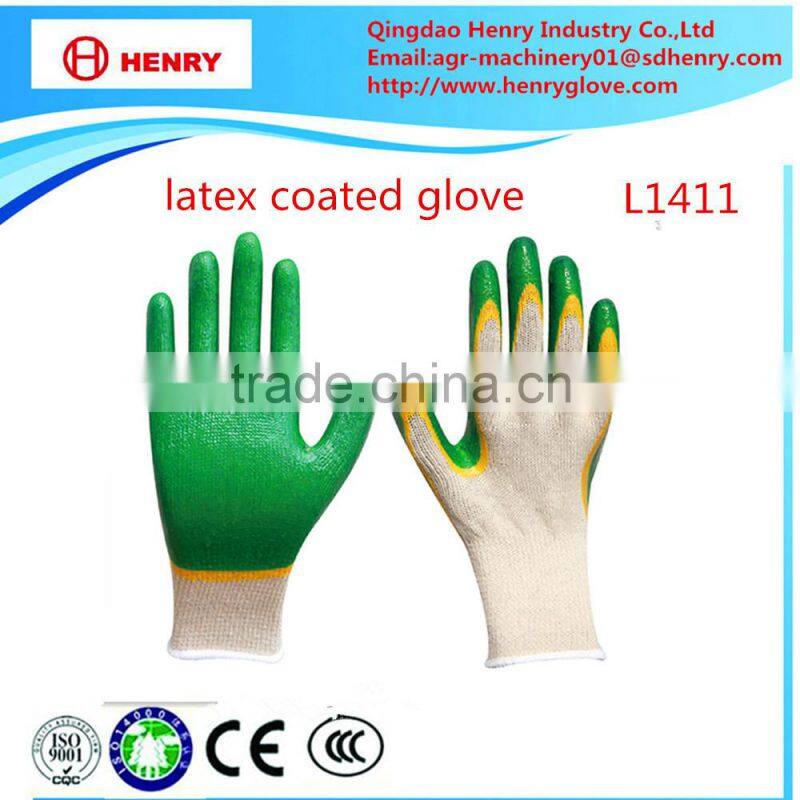 latex coated glove