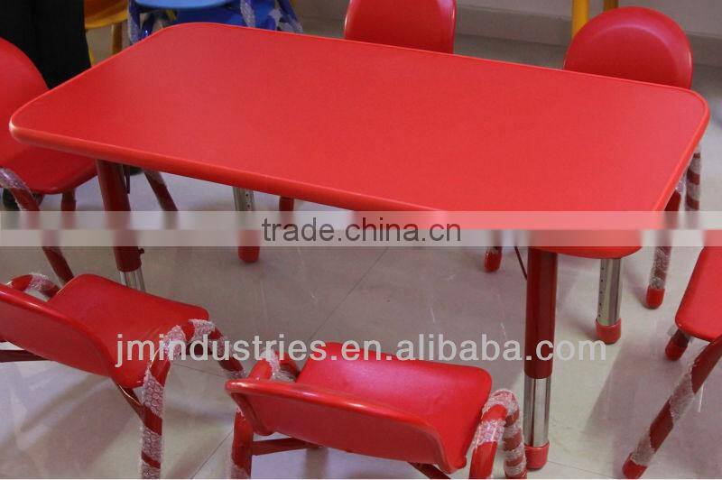 Height adjustable kids desk for kindergarten furniture