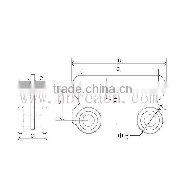 Double Net Hanger Lorry Curtain Roller