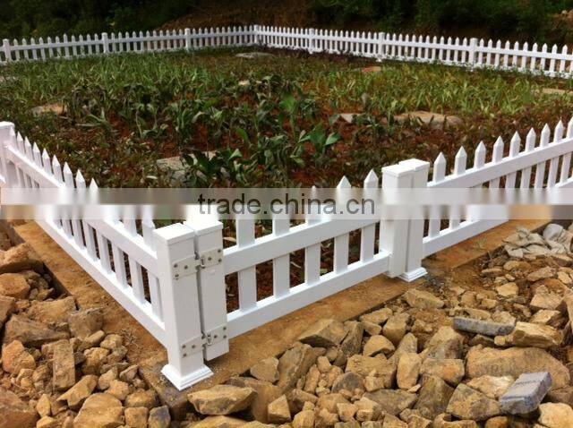 PVC small garden fence