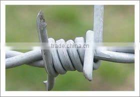 high quality low carbon galvanized barbed wire (manufactirer)