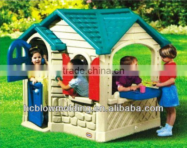 OEM Blow Molding Plastic PE Playhouse ,Children Outdoor Playground