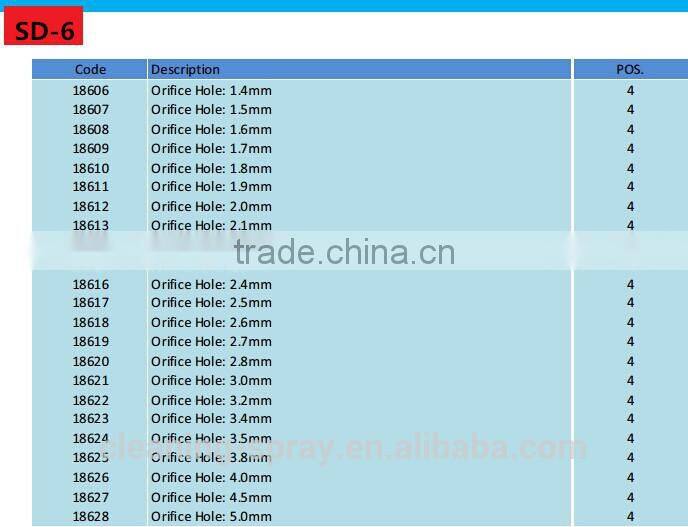 SD-6 spray drying nozzle for Milk powder production