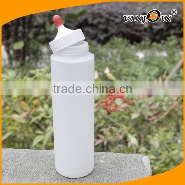 270ml HDPE Spout Cap Empty Plastic Bottle for ketchup
