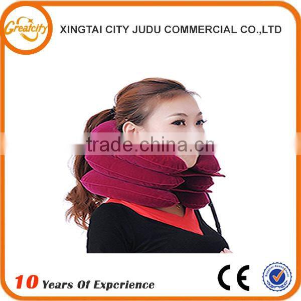 Air neck collar traction device