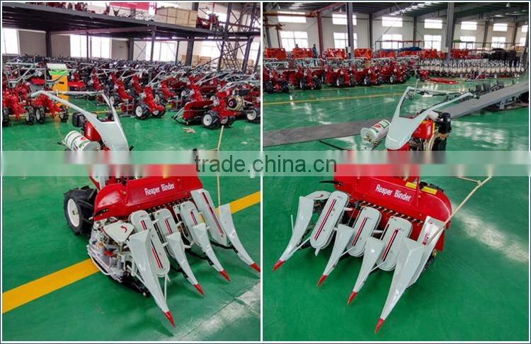 rice reaper binder machine/mini reaper binder/mini rice combine harvester