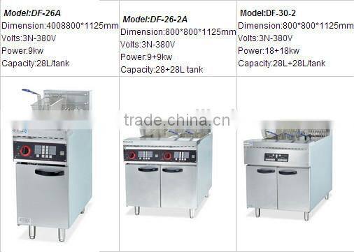 Electric Fryer with 6-Chinnel Timer (28L*2)