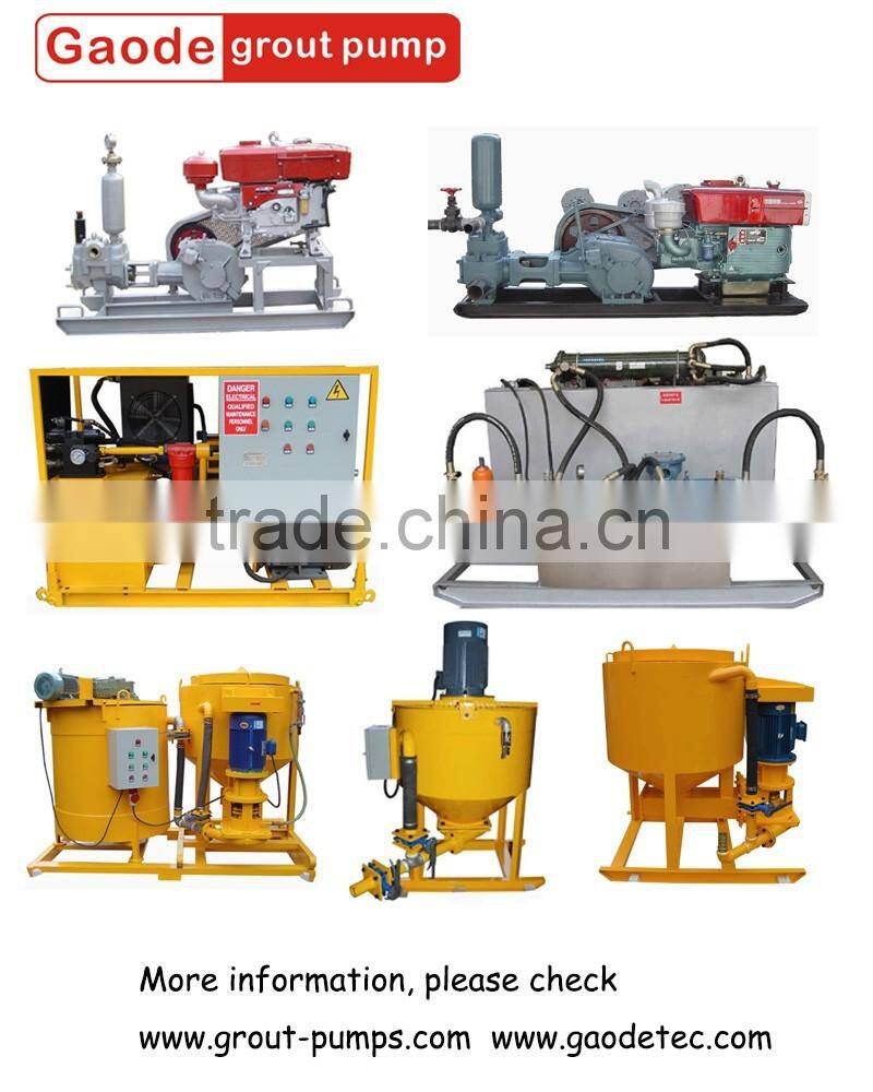 Widely used GM400D diesel grouting mixer for underground enhineering