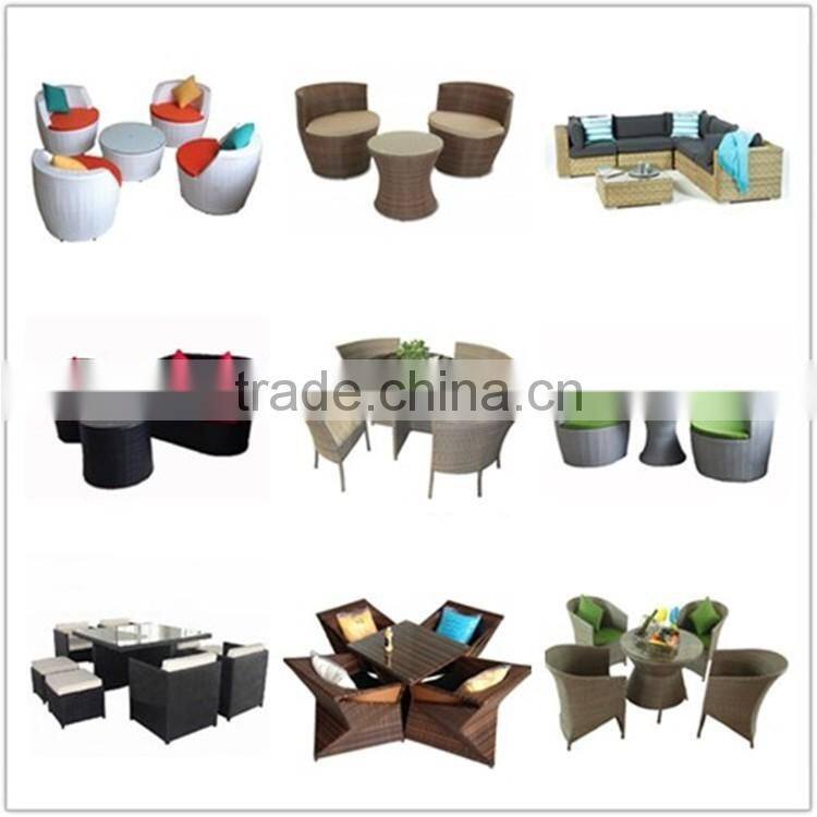 S&D BEST SELLER poly rattan suittable garden ridge outdoor furniture