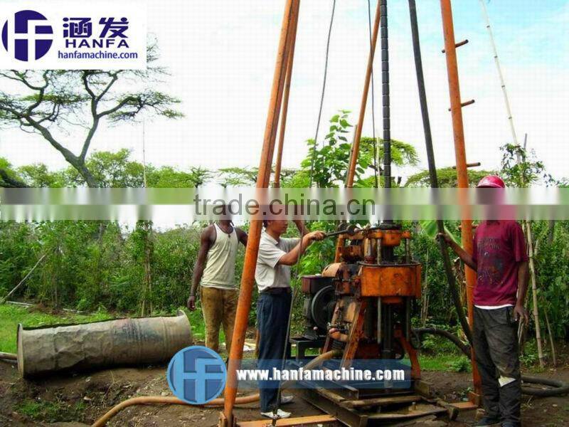 Top sale,130m perfect drill rig,high efficent!!! HF-130 Rock Core Drilling Machine