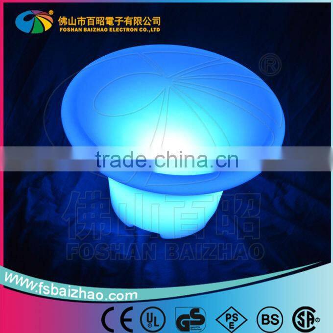 led illuminated ice bucket / led light decorative plastic bucket for party