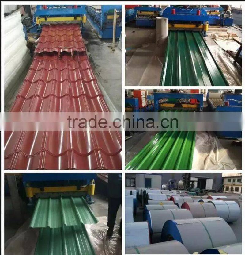 color coated corrugated wave roofing metal sheet design