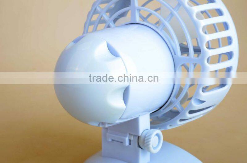 6-inch Small Desk Fan Clip On 2 Speed Office Cooling Table Desktop Fan