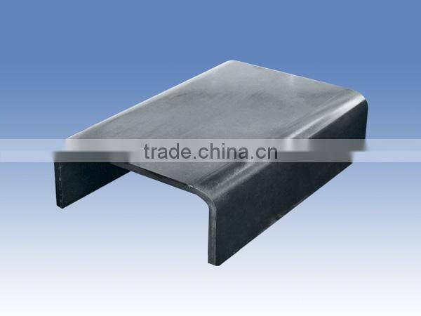Car girder with U profile steel