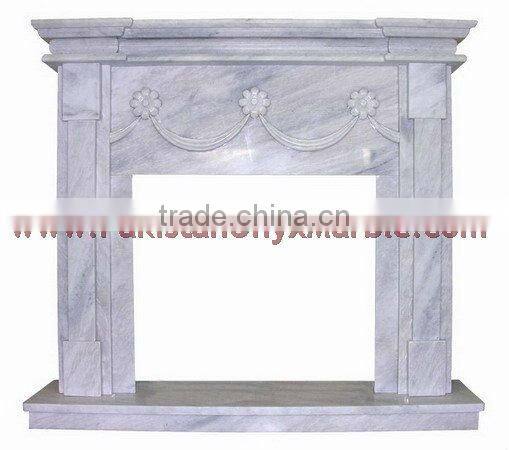 NATURAL COLOR MARBLE FIRE PLACES
