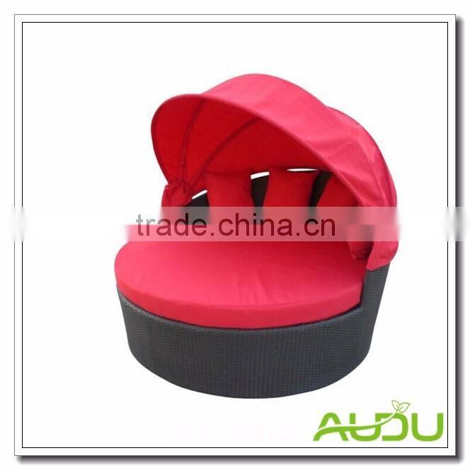 Audu Alibaba Hot Sale Professional Roof Wicker Beach Chair