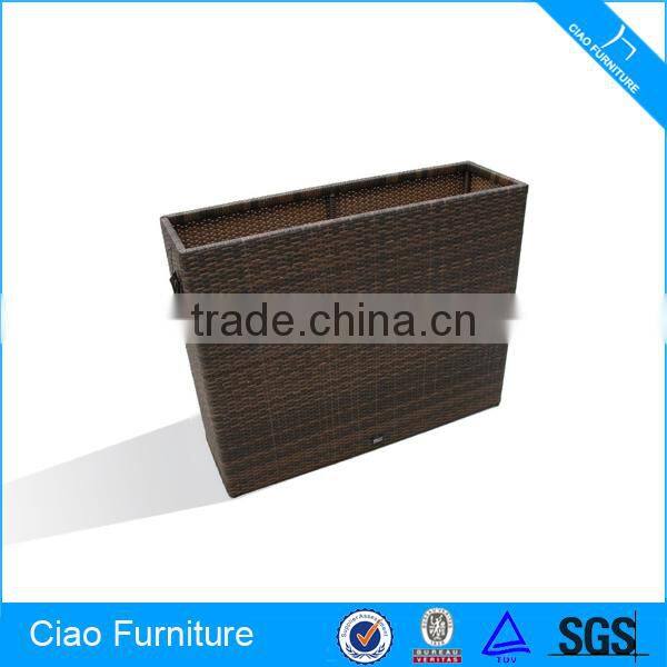 Cottage furniture garden rattan flower pot