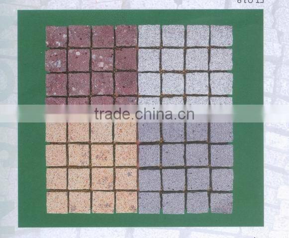 Natural paving stone cubes for decoration, kerbastone