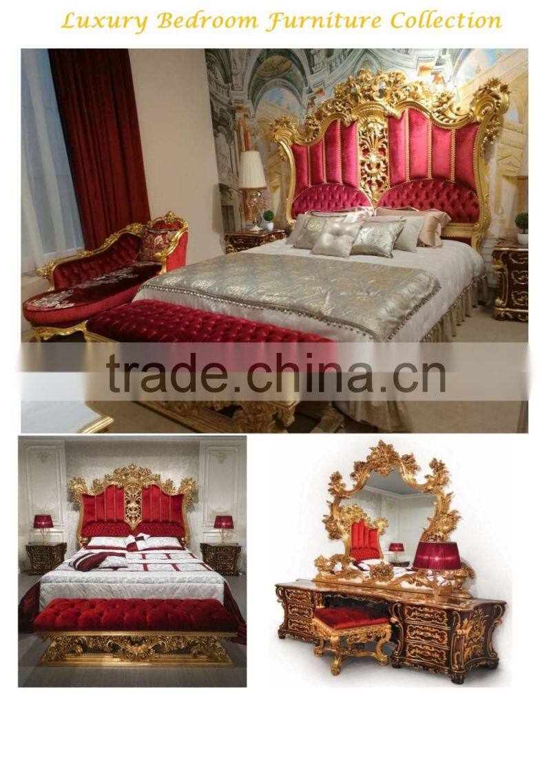 European Painted Triple Door Wardrobe, French Rococo Style Three Doors Wardrobe