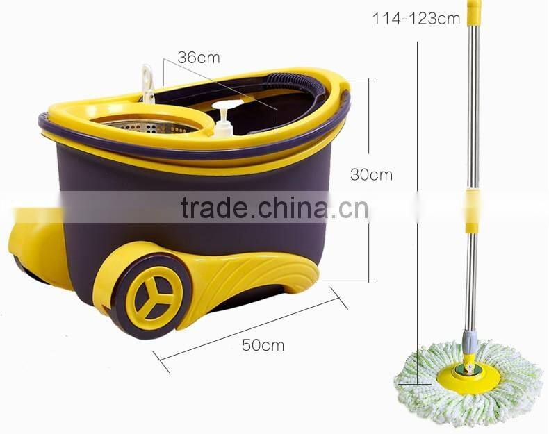 360 spin mop to easy portable with wheels
