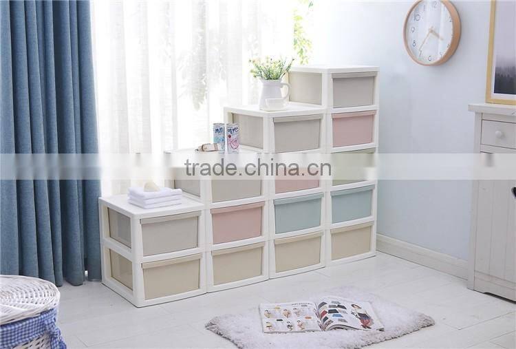 Plastic 3 Tier Multi Drawer Storage Cabinet