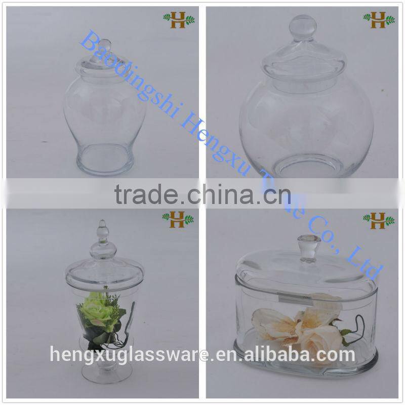 hand made full clear twisted glass vase