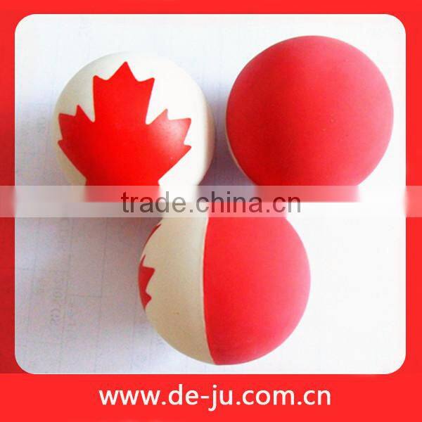 Vending Machine Products Black Number Printed Bouncy Balls