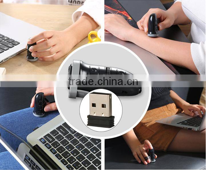 Universal 2.4Hz USB Wireless Wearable Finger Rings Mouse 1600dpi For All Notebook Laptop Tablet Desktop PC
