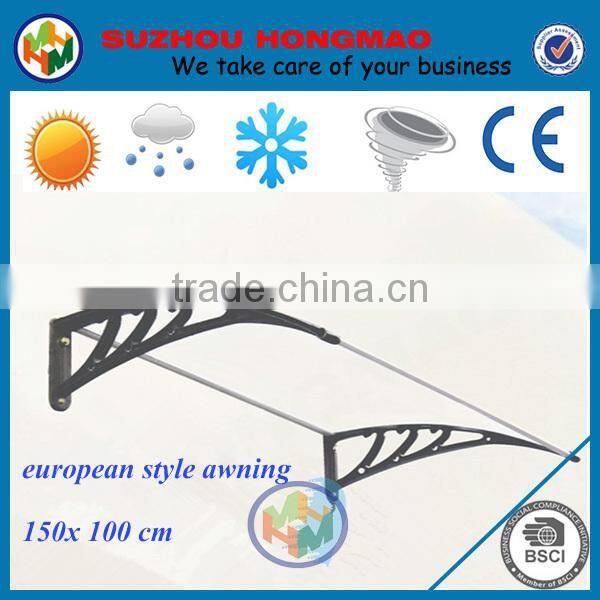 european style plastic small window door canopy awning