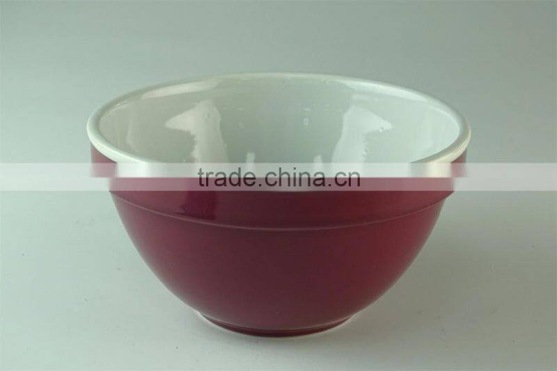 Stocked Cheap 2015 two-tier Colorful Ceramic Glazed Soup Bowl For Sale