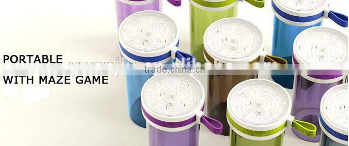 Supply fashion creative Maze Game leakproof travel mug / Student Cup