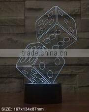 3D optical illusion Halloween pumpkin shape decoration desktop night light