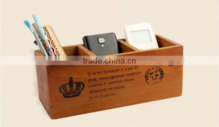 2015 Wholesale and customize wooden pencil box