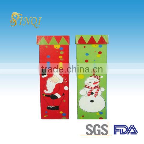 Christmas single paper wine packaging