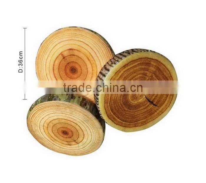 Log-shaped Head Rest Pillow Decorative Wood Columns Novelty