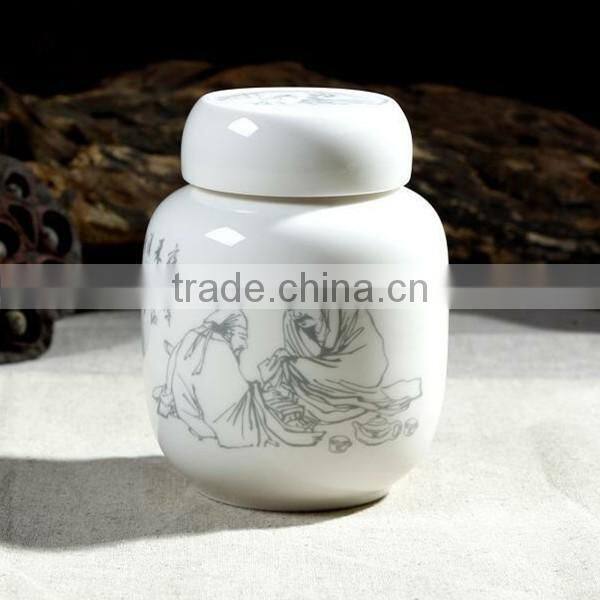 Chinese porcelain Pet Ceramic urn wholesale for cremation