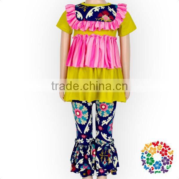 Infant Girls Boutique 1 Headband And 2 Anklet Embroidery Butterfly Bow Headband Set