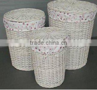 wicker collect basket