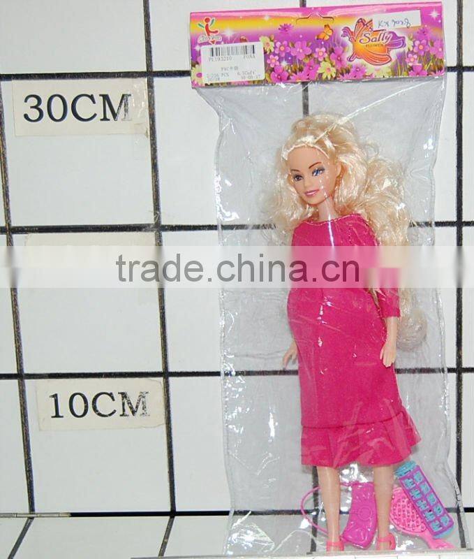 beauty vinyl gravida baby doll toy