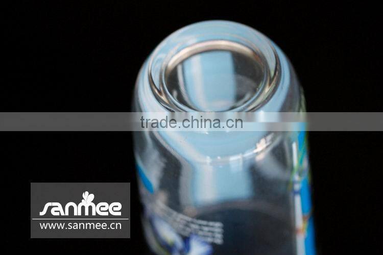 Fresh Flowers Series Blue Round Glass Cups