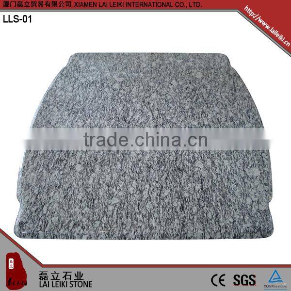 Professional supplier polished Spray White granite for conference table