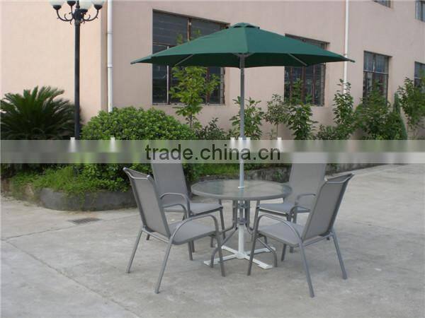Outdoor stainless steel sling furniture patio garden aluminum sling furniture