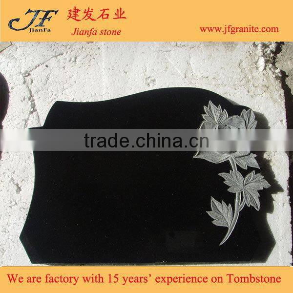 Best Selling Small Tombstone With Rose Carving Design