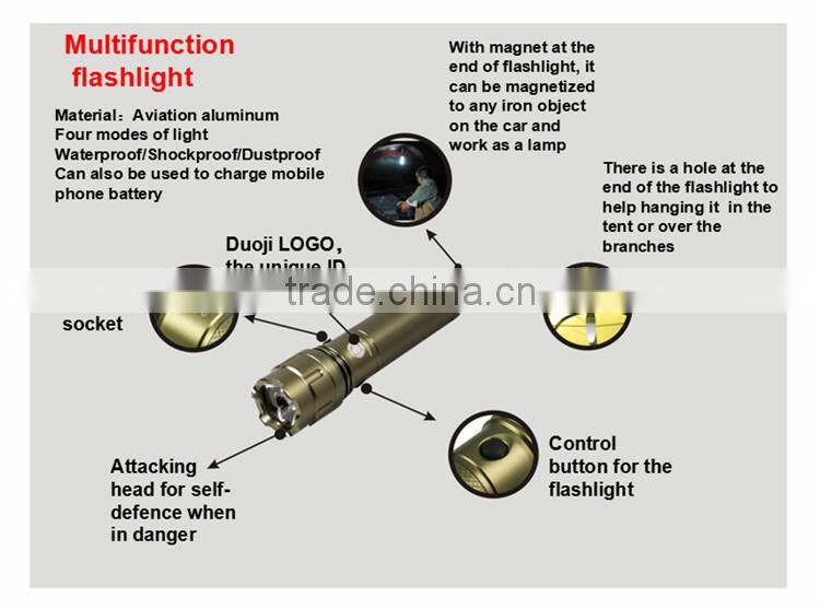 Newest Multifunction Off-Road Automotive Tools Shovels Knife Hammer Flashlight