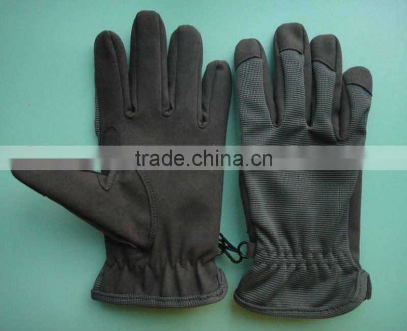 Rubber mechanic gloves with knuckle protectionJRM36