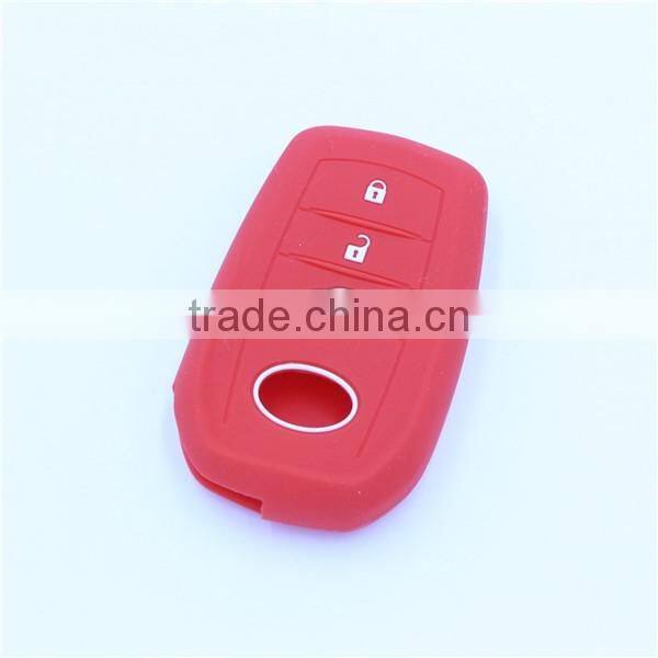 For Toyota Camry highlander prado 3 BTN Car key silicone cover shells