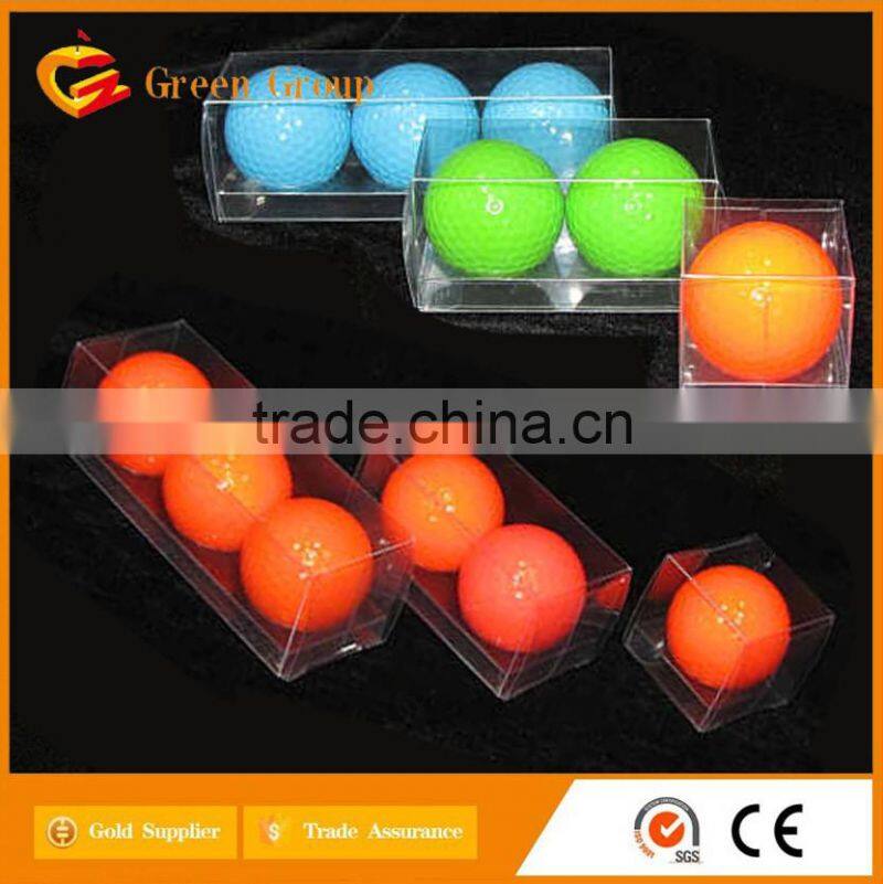 Golf range ball 2 pieces LED golf ball for September procurement Festival