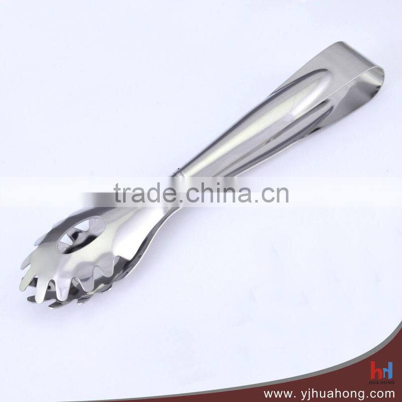 Unique design stainless steel sausage tongs,food tongs HFT-SS17