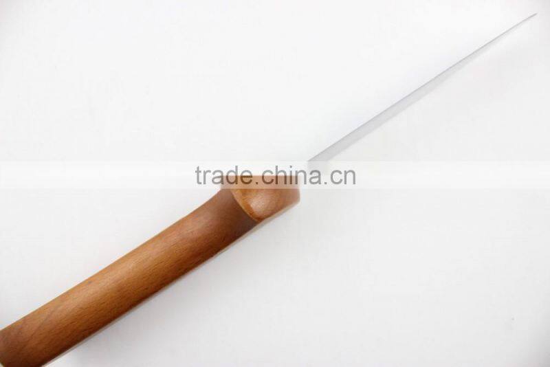 549-106 6" stainless steel kitchen knife with wooden handle